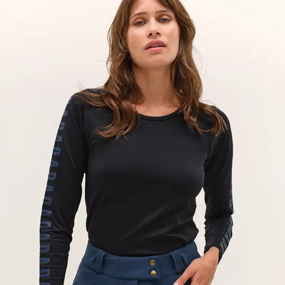 Ladies Izzy Long Sleeve Training Polo | Midnight