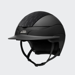 Xanto Helmet | Standard Visor Visor | Rain Of Diamonds | With Logo | Matt Black