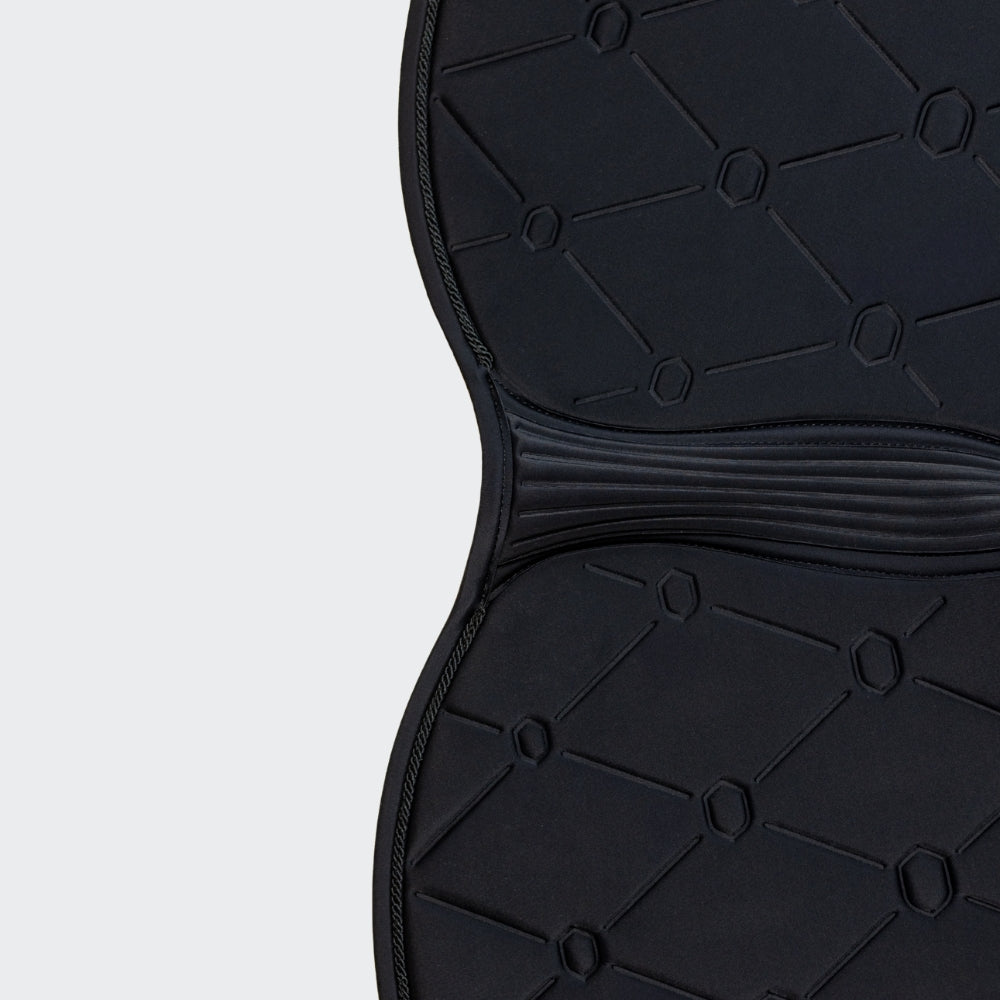 PRE-ORDER | SpineShield Swarovski Jumping Saddle Pad | Black
