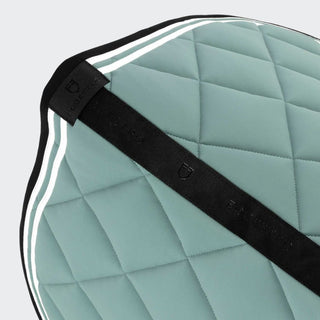 Double Stripes Jumping Saddle Pad | Slate Grey