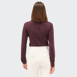 Ladies Helios Long Sleeve Show Shirt | Dark Muscat