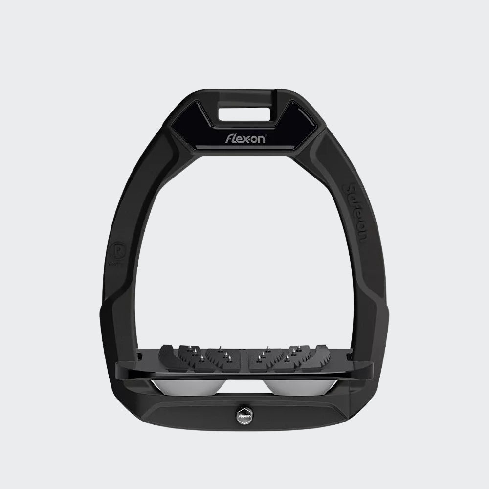 Safe-On Stirrups | Total Black | Grey