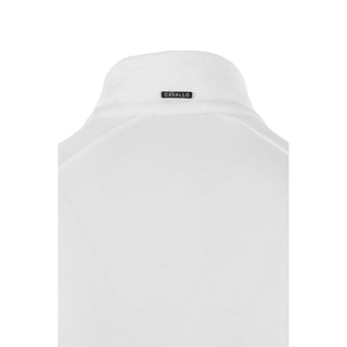 Ladies Long Sleeve Competition Half Zip Show Shirt | White