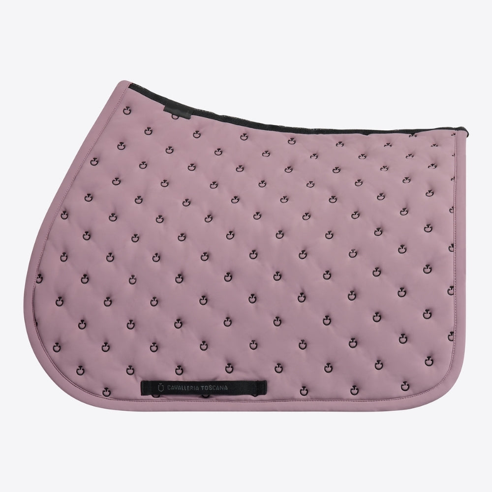 CT Embroidery Quilted Jumping Saddle Pad | Rosa