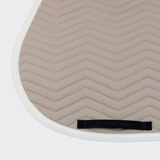 Wave Quilting Jumping Saddle Pad | Cobblestone
