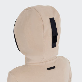 Ladies Full Zip Fleece Hoodie | Cobblestone