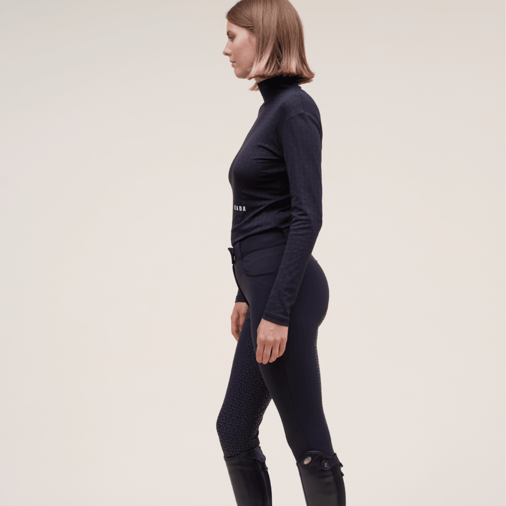 Ladies Kit New Breeches | High Rise | Full Grip | Black
