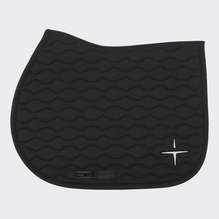 Wave Tech-Jersey Jumping Saddle Pad | Black