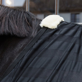 Light Striped Mesh Fly Sheet | Black