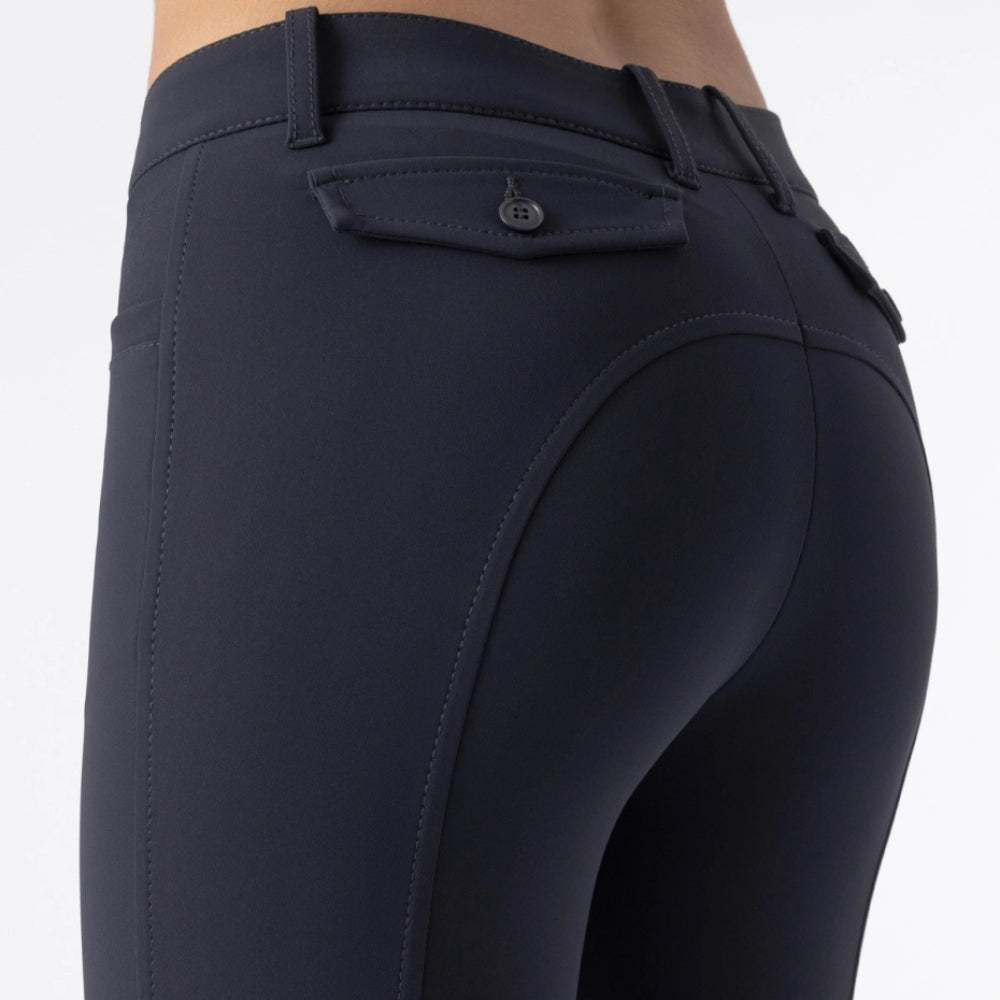 Ladies Atirk B Move Breeches | Medium Rise | Knee Grip | Navy