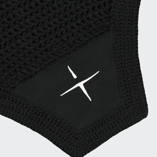 Knitted Fly Hood | Black