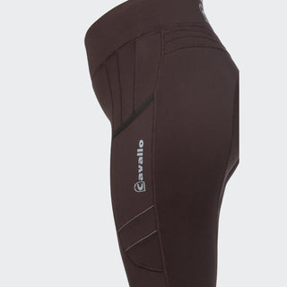 Ladies Cavallin Grip Riding Leggings | Coffee