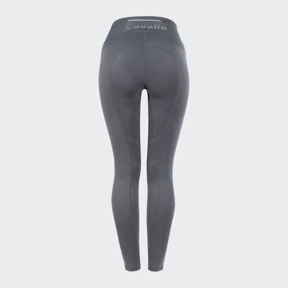 Ladies Cavallin Grip Riding Leggings | Full Grip | Steel