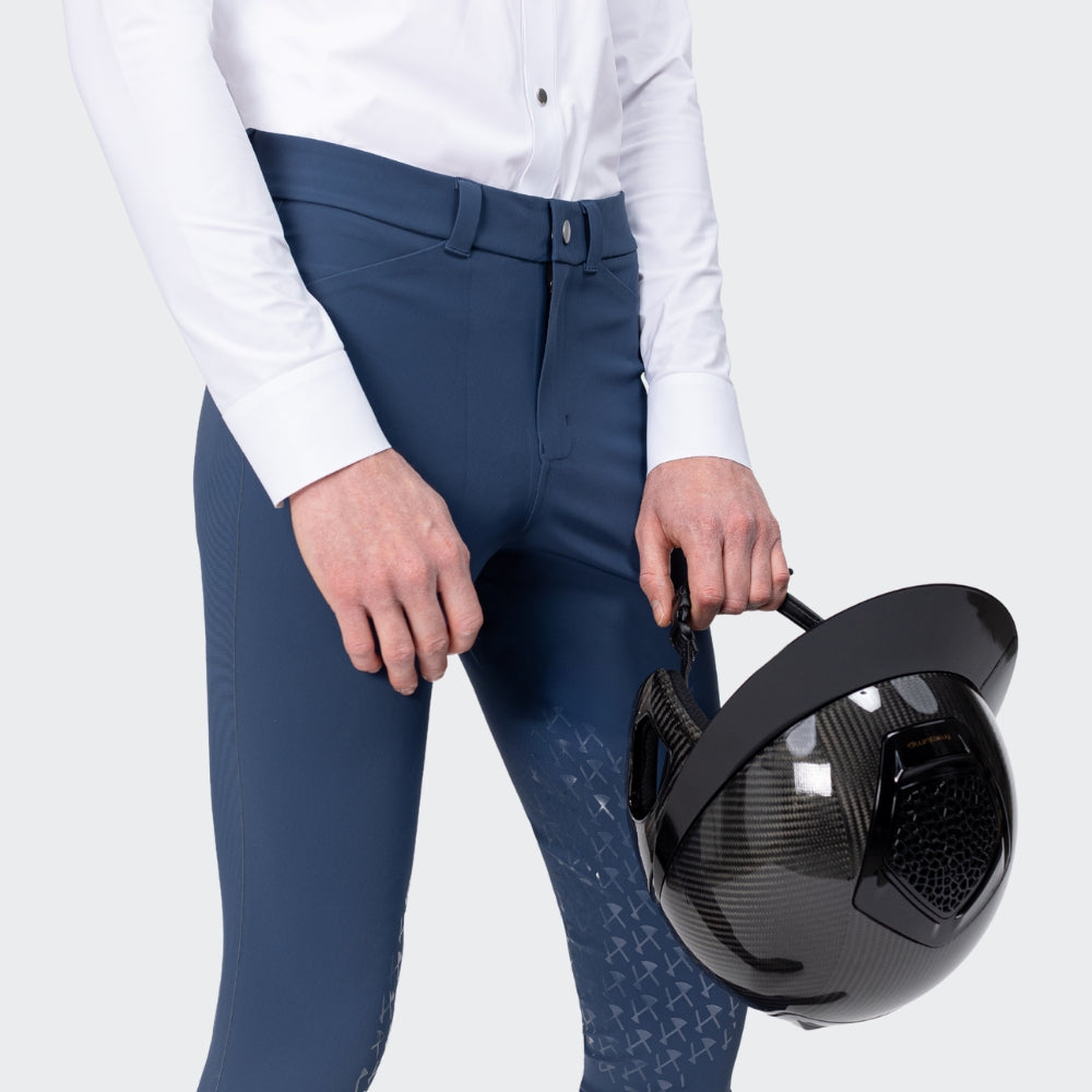 Mens Milo Uranus Breeches | Knee Grip | Blue