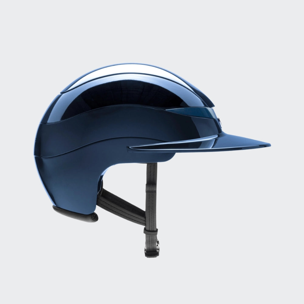 Xanto Helmet | Sun Visor | With Logo | Glossy Navy