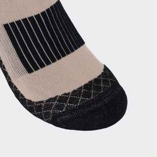 Unisex Technical Carbon Socks | Black & Cobblestone