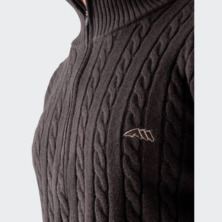 Mens Eqcoco Half Zip Sweater | Coffee Bean