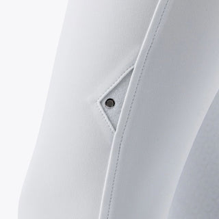 Ladies Eqcrystalef Breeches | High Rise | Full Grip | White