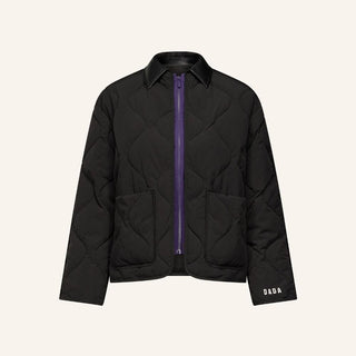 Ladies Cashmir Puffer Coat | Black