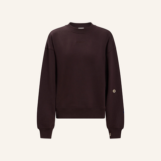 Ladies Birman Cotton Sweatshirt | Chocolate