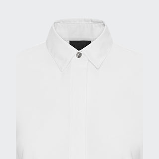 Ladies Casual Piquet Shirt | White