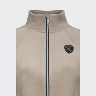 Ladies Cavaldetta Suede Look Jacket | Latte