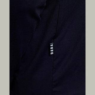 Mens Albe Long Sleeve Technical Polo | Black