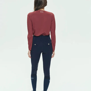 Ladies Giovani Grip Breeches | Medium Rise | Navy