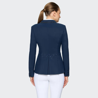Ladies Victorine Crystal Fabric Show Jacket | Cosmic Blue