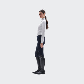 Ladies Half Placket Show Shirt | White