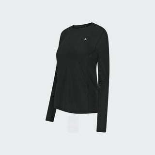 Ladies Perforated Training Polo | Black