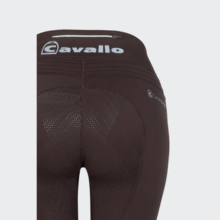 Ladies Cavallin Grip Riding Leggings | Coffee