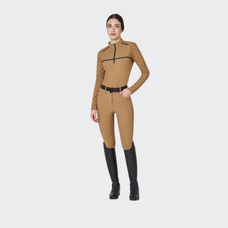 Ladies Monogram Training Polo | Tobacco Brown