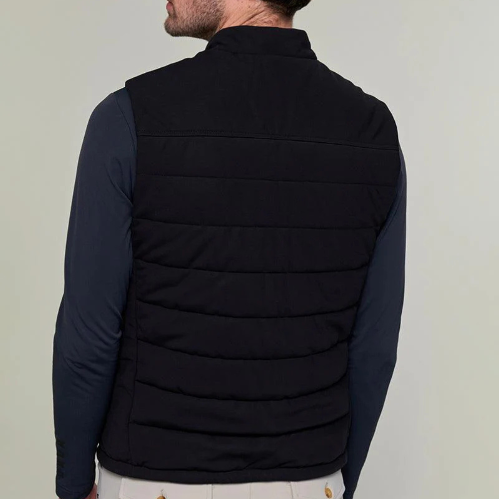 Mens Boreale Sleeveless Down Coat | Black