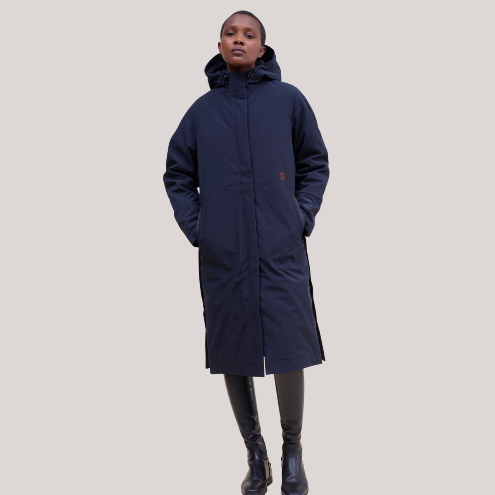 Delgado Long Winter Parka | Navy