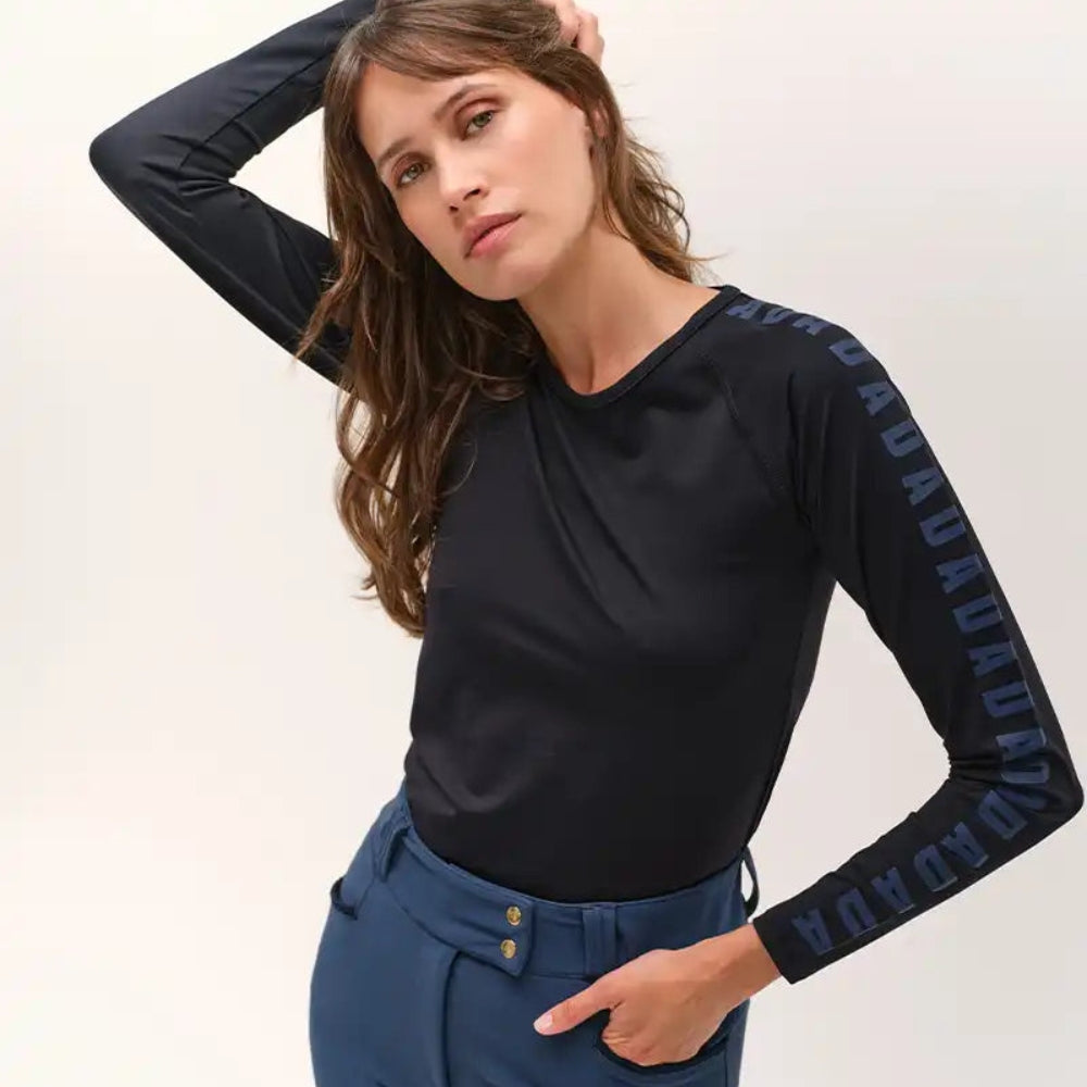 Ladies Izzy Long Sleeve Training Polo | Midnight