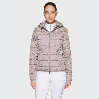 Ladies Davos Puffer Coat | Latte