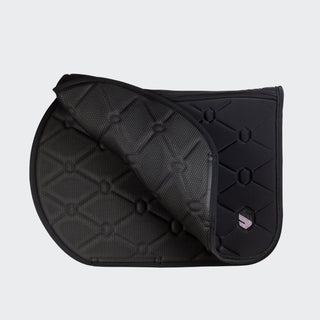 SpineShield Swarovski Jumping Saddle Pad | Black