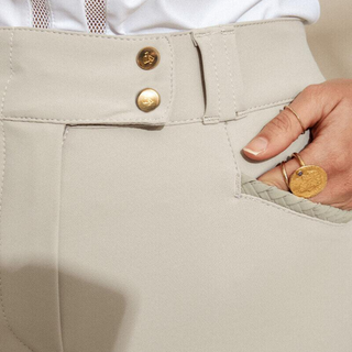 Ladies Kit New Breeches | High Rise | Beige