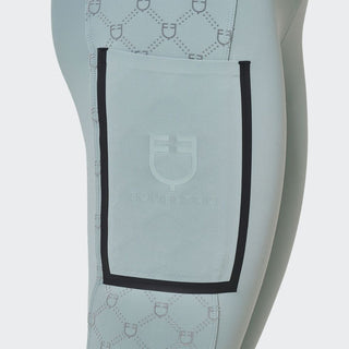 Ladies Monogram Riding Leggings | High Rise | Slate Grey
