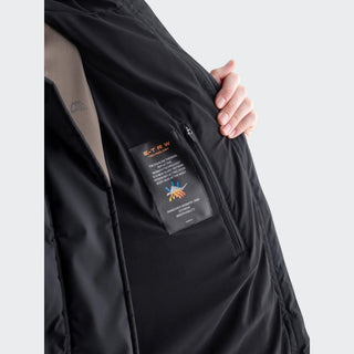 Ladies Eqcetra Extra Warm Padded Coat | Black
