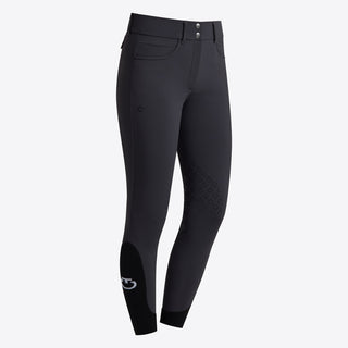 Ladies American Breeches With Back Pocket | High Rise | Charcoal