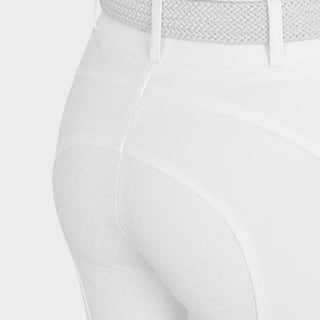 Ladies Hunter Breeches | High Rise | Full Grip | White