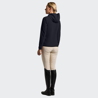 Ladies RG Italy Softshell Coat With Hood & Zip | Navy