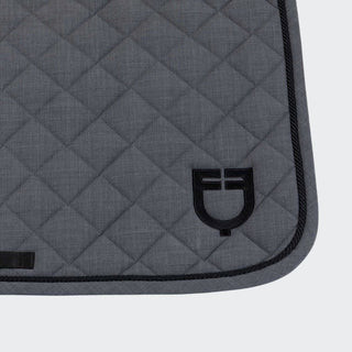 Technical Wool Jumping Saddle Pad | Grey Melange
