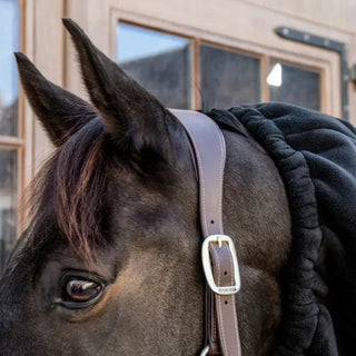Heavy Fleece Horse Scarf | Black