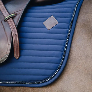 Saddle Pad Pearls Jumping - Navy