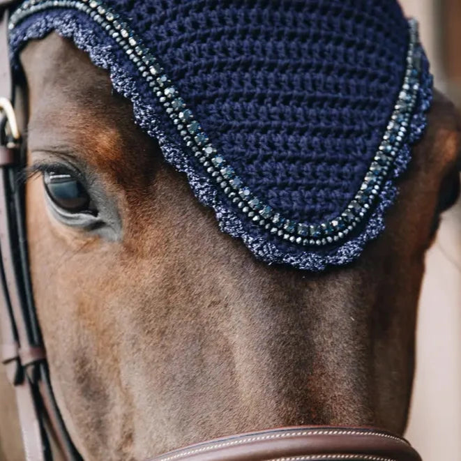 Long Stone & Pearl Fly Hood - Navy