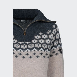 Ladies Cavalleara Knitted Pullover | Peanut