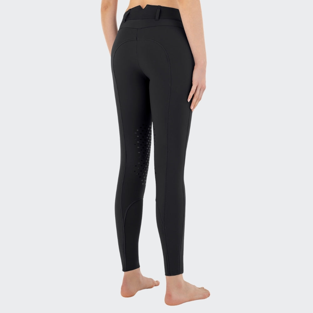 Ladies Adellekh Breeches | High Rise | Knee Grip | Black